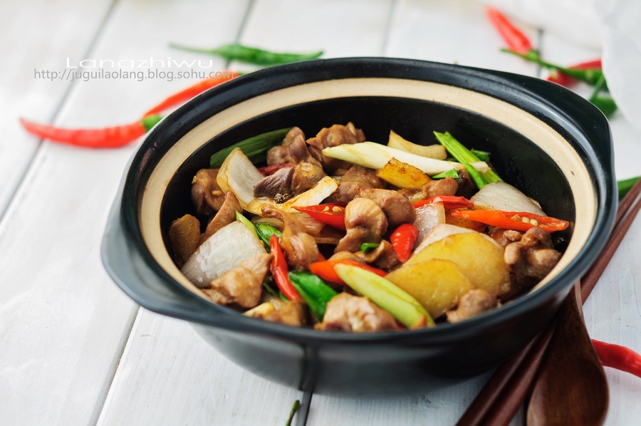 干锅麻辣鸡胗 ---- 香辣解馋的滋味