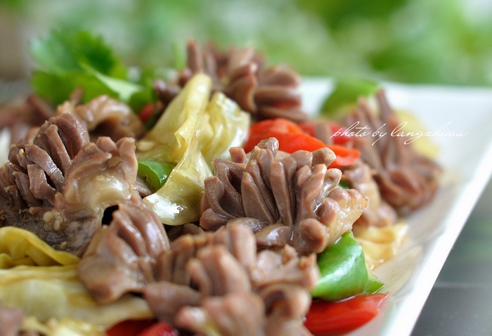 【七夕】泡菜鸡胗花