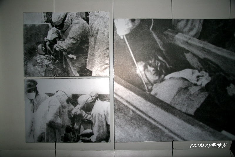 731逃跑前夕为掩盖罪行而炸毁的焚尸炉照片28