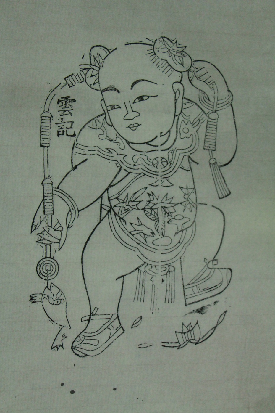 摄影展打酱油滴娃---体验朱仙镇木版年画