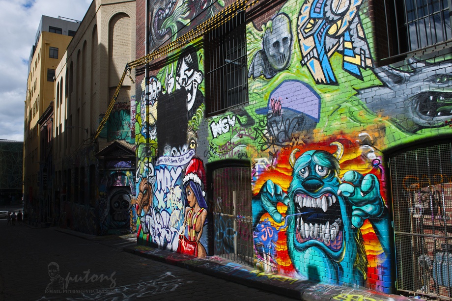 墨尔本霍西尔巷涂鸦墙是如何创作的