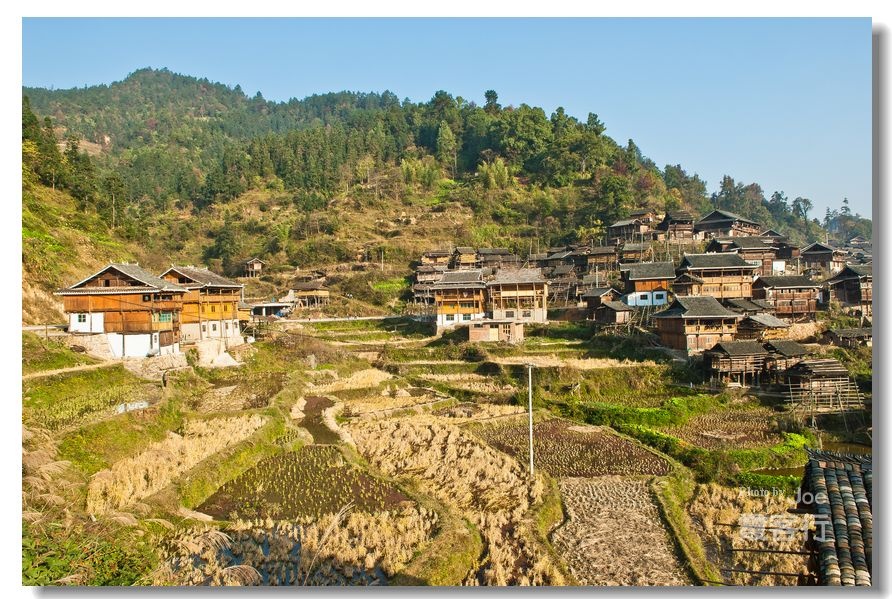 多彩贵州岜扒侗寨--路上的最美光影