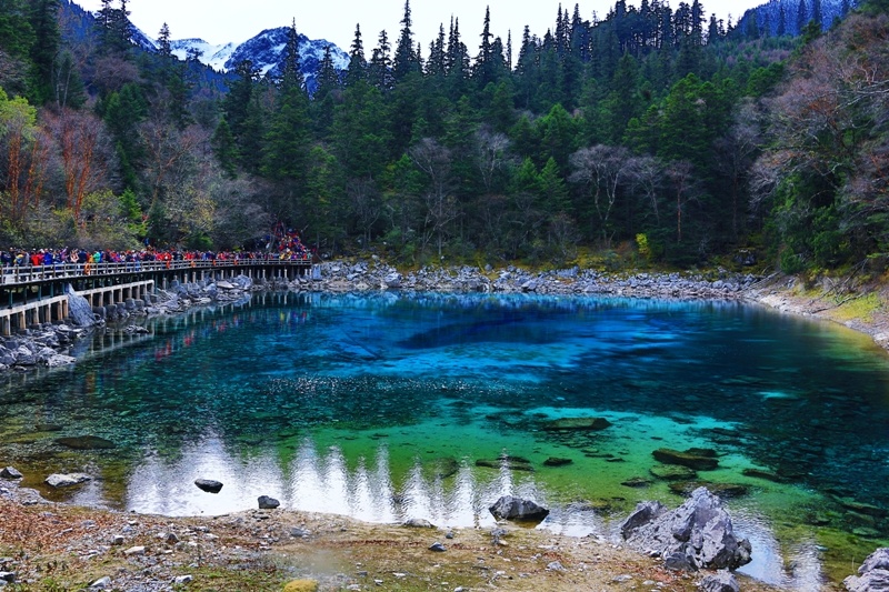 九寨沟上季节海图片