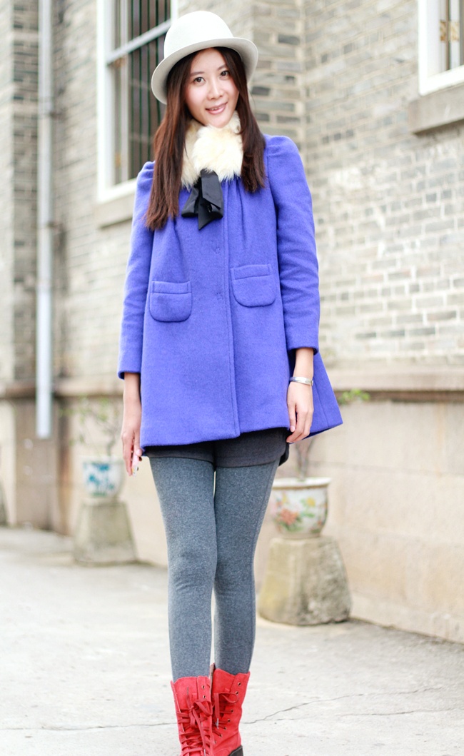 超正蓝色呢外套,美美过冬 - 巧麻大人 - 新浪微博@我是巧麻