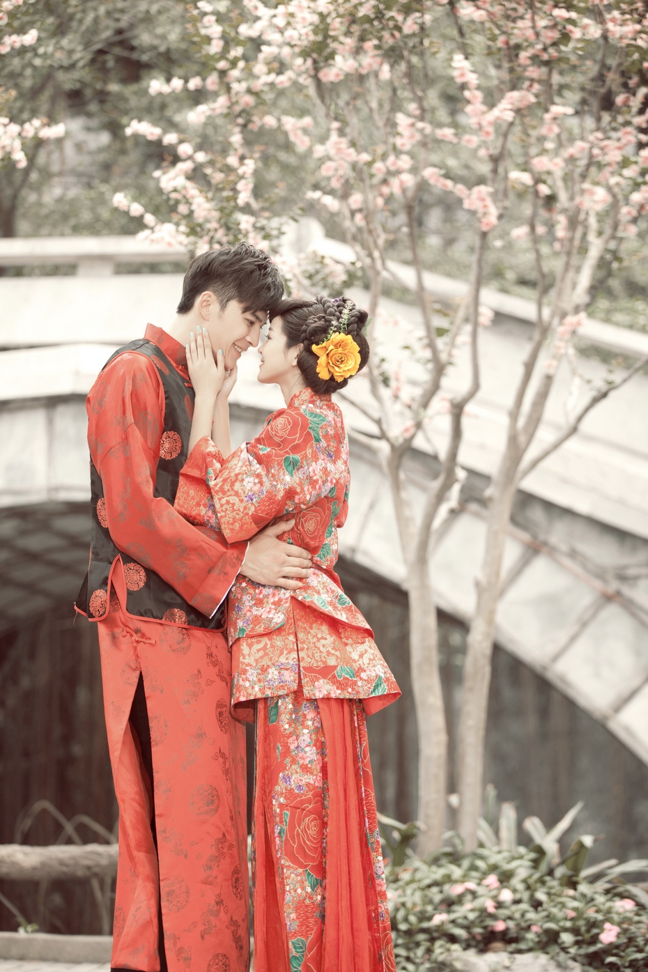 婚纱照摆姿细节