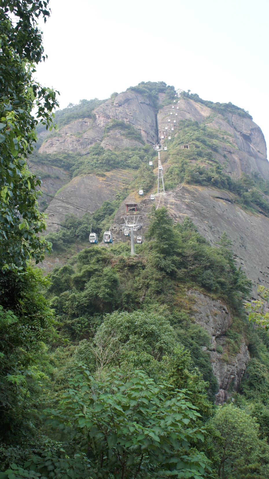桂林资源县天门山景区感受刺激