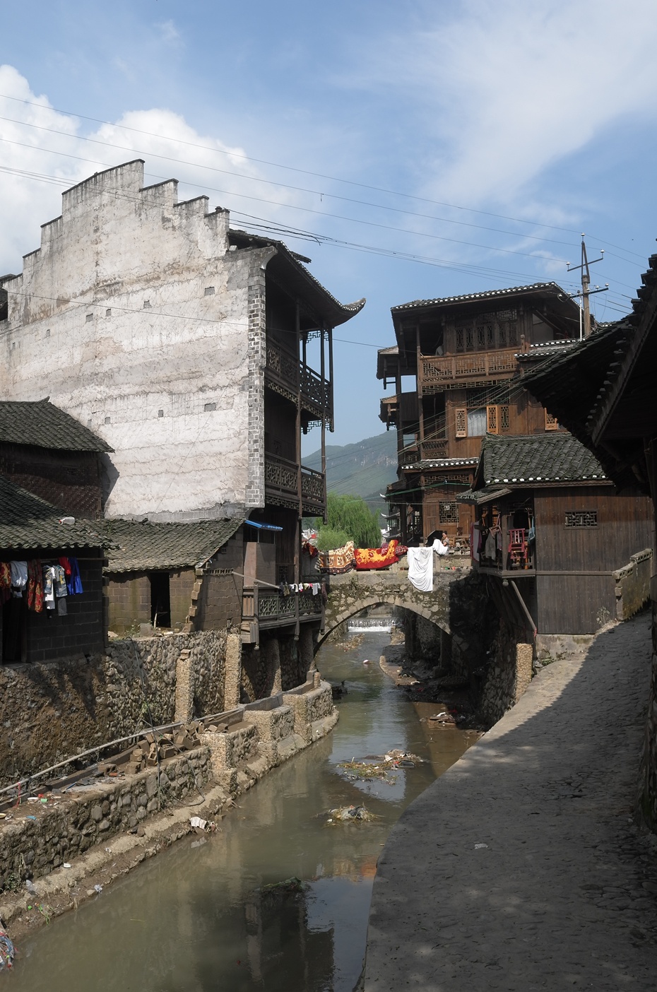实拍洪灾后的茶峒古镇 - 海军航空兵 - 海军航空兵