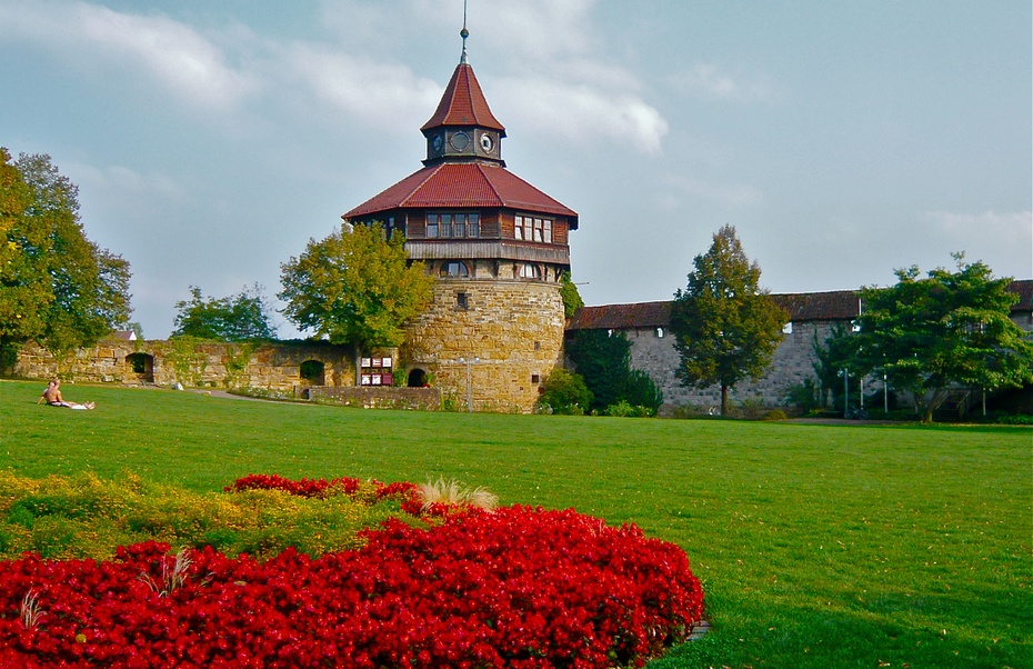 德国古城埃斯林根古堡雄姿esslingenamneckar