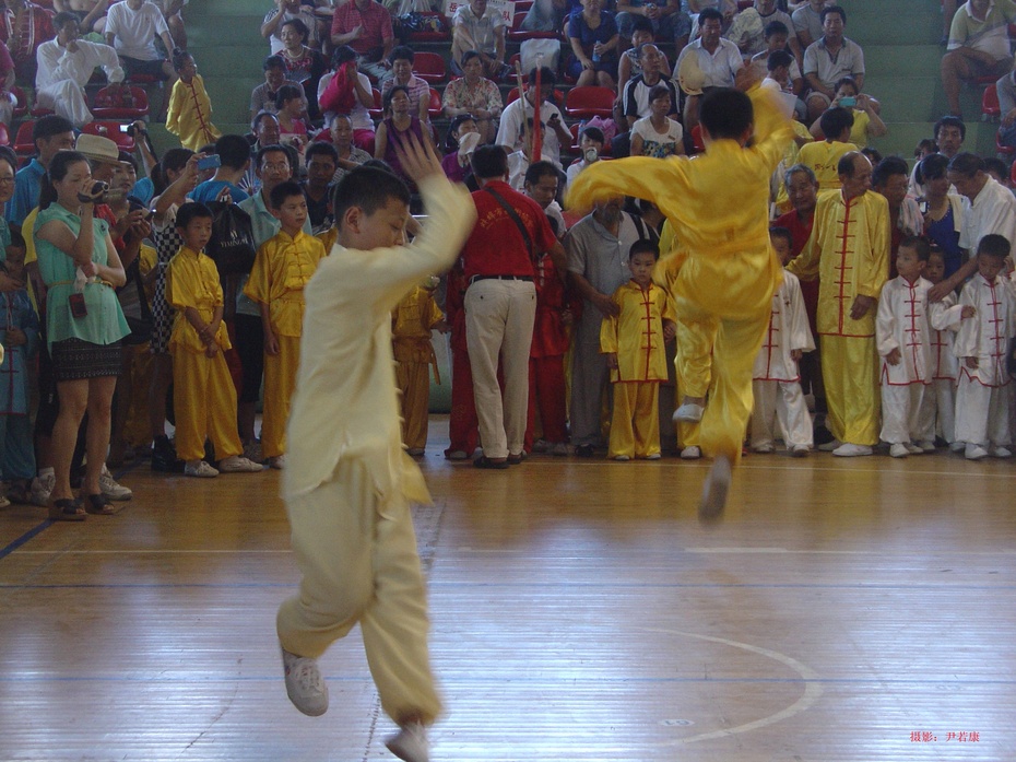 蚌埠市武术届老中少三组武术精英亮相舒莱曼杯蚌埠市武术精英大汇演