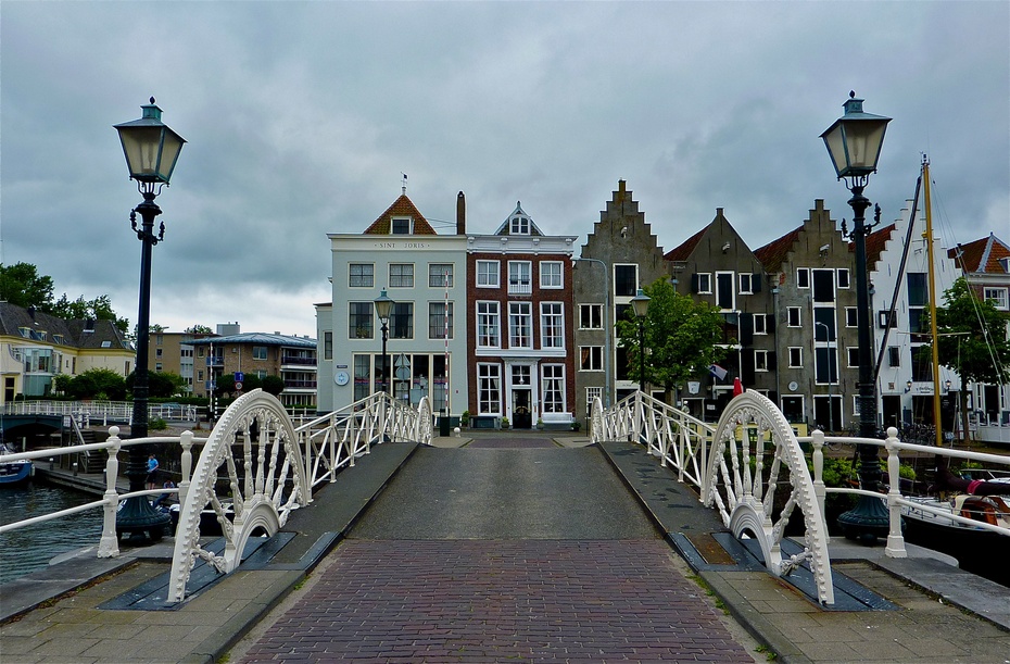 荷兰泽兰地区米德尔堡古巷middelburg