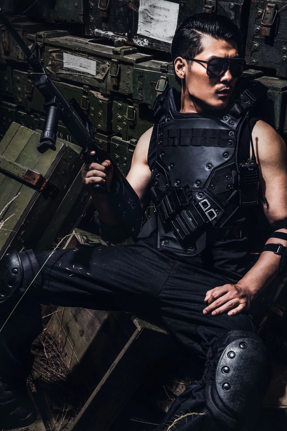 模特刘海涛自费拍摄军人宣传片,向军人致敬