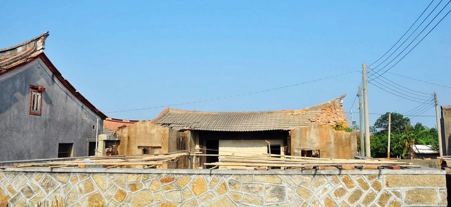 金门岛古宁头和平墙