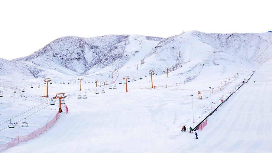 阿尔沟滑雪场图片