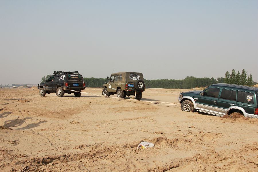越野e族滨州分队黄河滩遇险脱困全过程