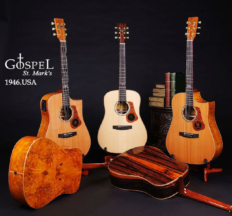 低调的奢华来之北美的声音圣马可gospelcl180单板民谣吉他评测