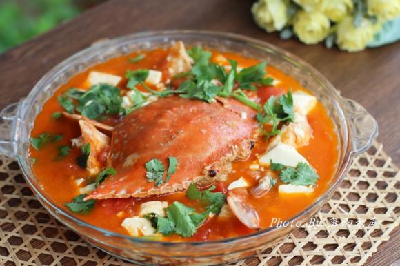 [我爱下饭菜]——番茄豆腐蟹