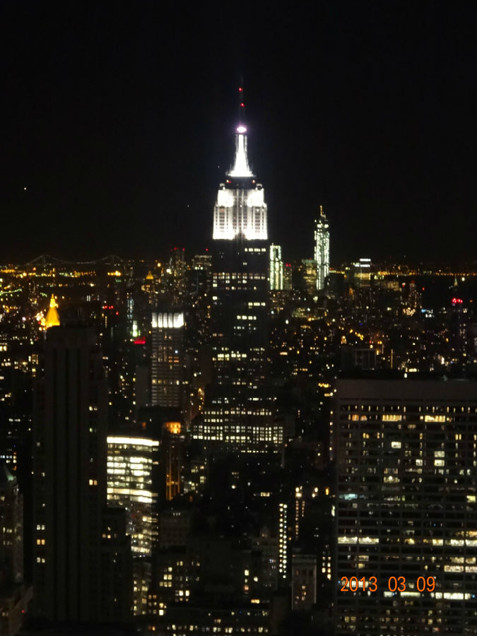 纽约夜晚街景图片